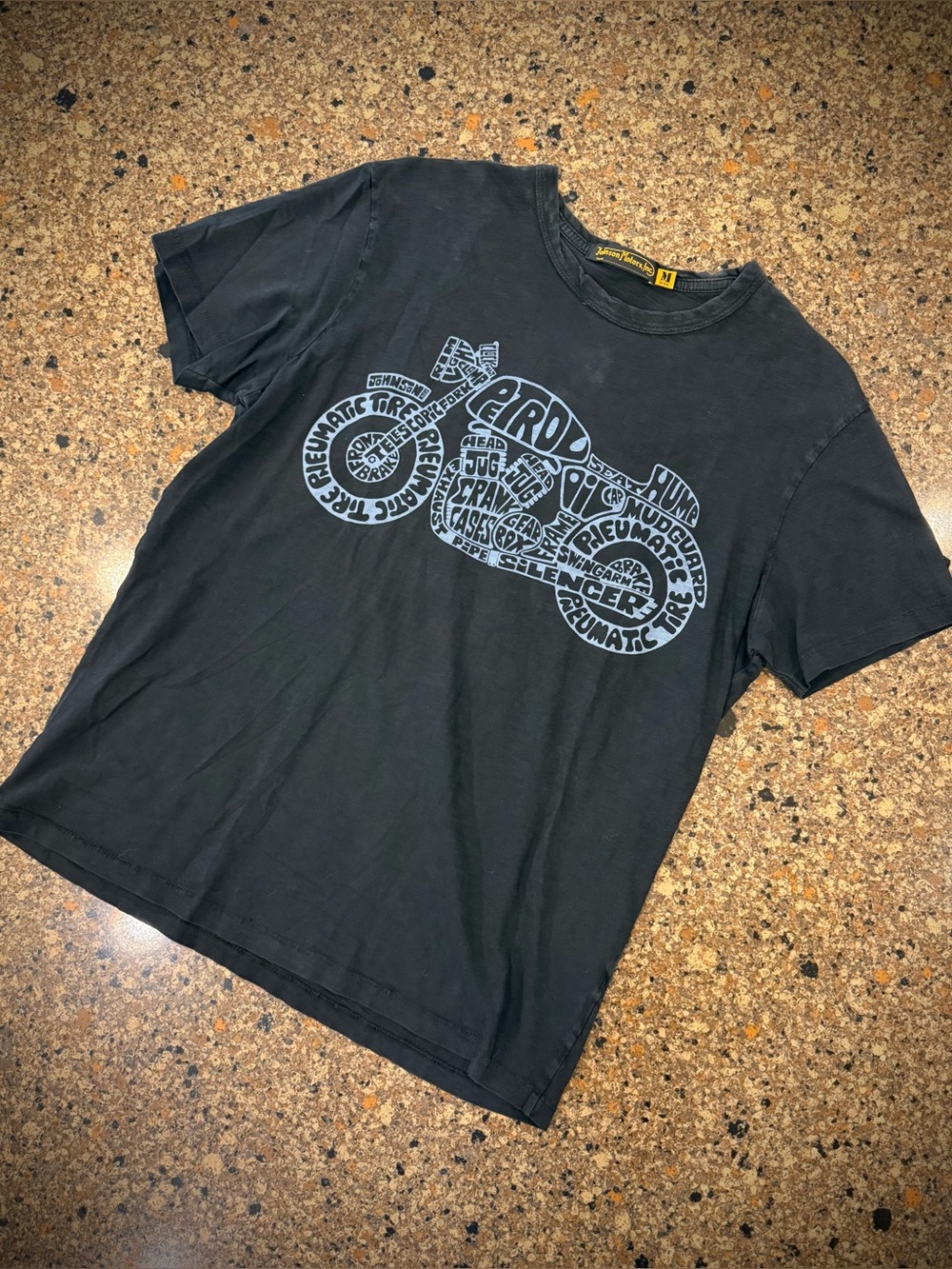 Johnson Motors “Urban Rider” vintage slub moto tee. EUC